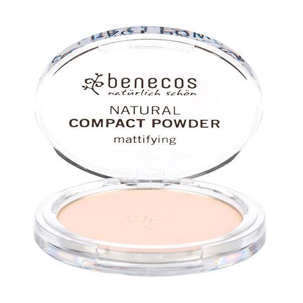 Benecos Компактна пудра Matifianta Fair Benecos, 9 гр