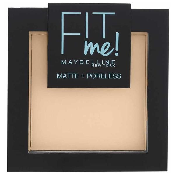 Maybelline Компактна пудра - Maybelline Fit Me Matte &amp; Poreless, нюанс 105 Natural Ivory, 8.2 гр