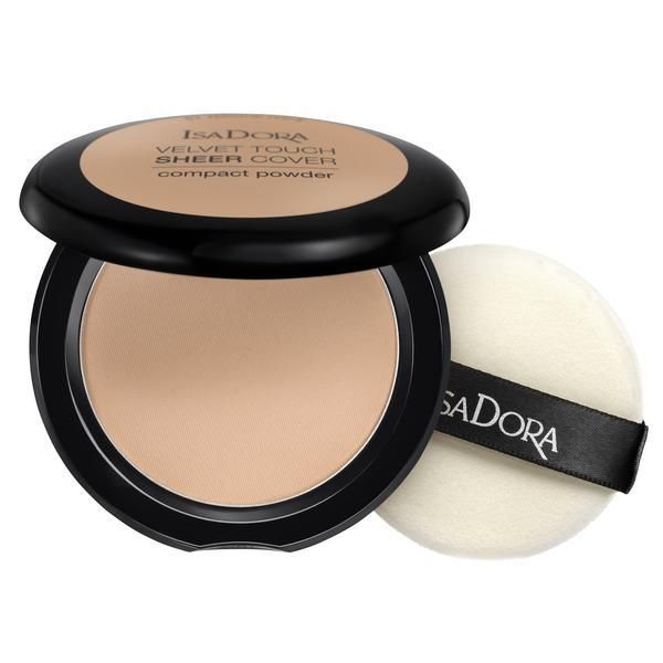 Isadora Компактна пудра - Velvet Touch Sheer Cover Compact Powder, нюанс 46 Warm Beige, Isadora 10 гр