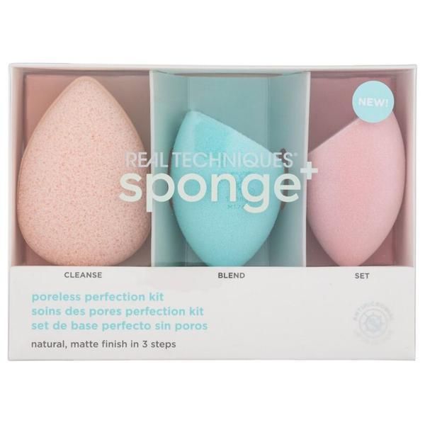 Real Techniques Комплект 3 гъби - Real Techniques Pro Poreles Perfection