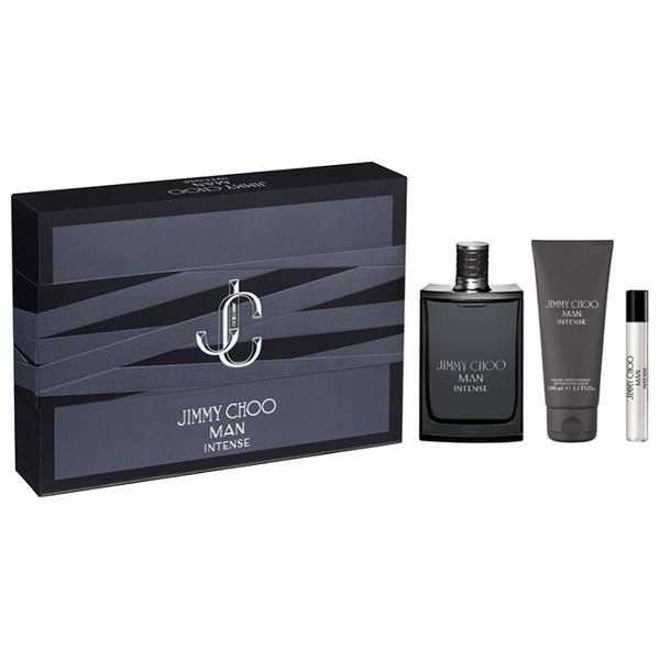 Jimmy Choo Комплект Jimmy Choo Man Intense: Тоалетна вода 100 мл + Тоалетна вода Travel Size 7,5 мл + Душ гел 100 мл