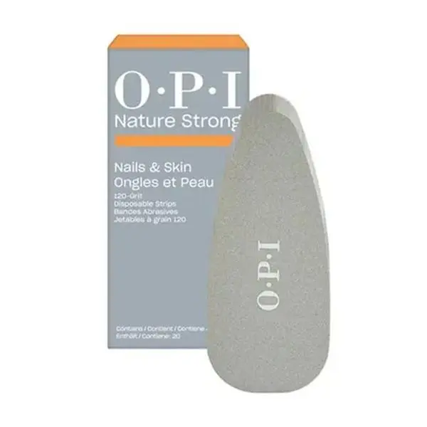 OPI Комплект ленти за еднократна употреба Opi Nature Strong, 120 Grit, 20 ленти