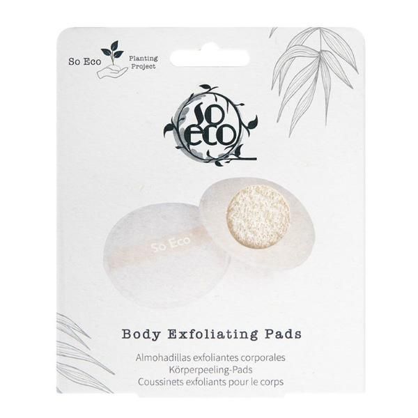 So Eco Комплект от 2 дискети за почистване на лицето So Eco Body Exfoliating Pads