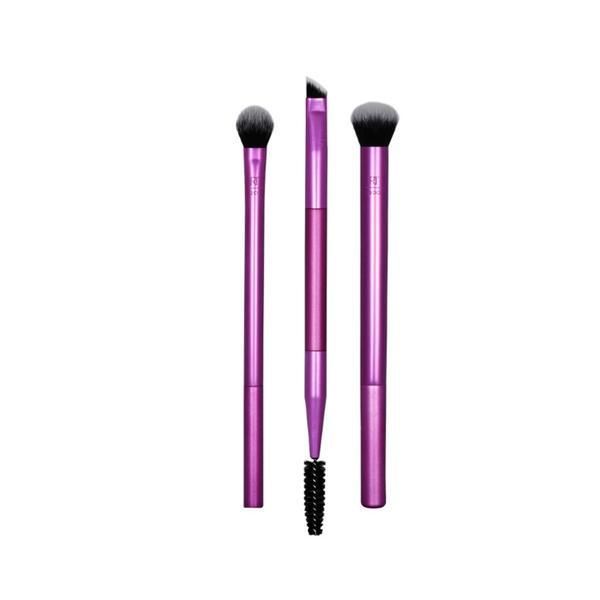 Real Techniques Комплект от 3 четки за нанасяне на сенки за очи - Real Techniques Eye Shade &amp; Blend Makeup Brush Trio, 1 бр