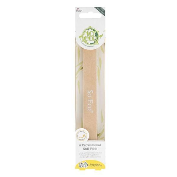 So Eco Комплект от 4 професионални екологични пили за нокти - So Eco 4 Professional Nail Files