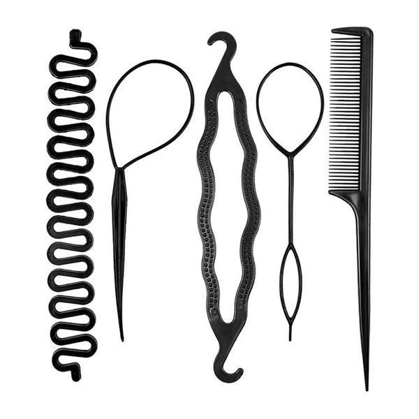 Lucy Style 2000 Комплект от 5 аксесоара за сплитане на коса Lucy Style