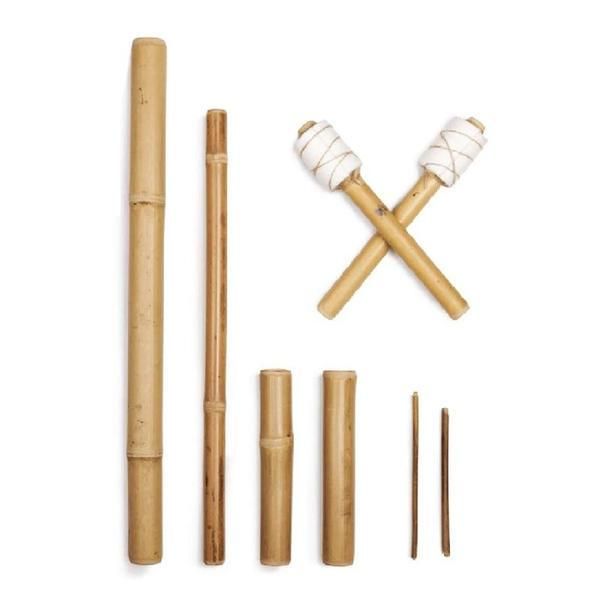 Yamuna Комплект от 8 бамбукови пръчици за масаж, естествени - Yamuna, 1 комплект:&lt;/b&gt; комплектът съдържа