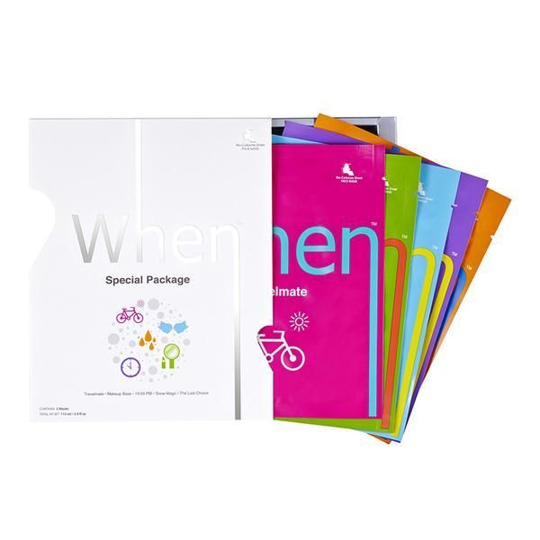 When Комплект от биоцелулозни маски, When 5 бр