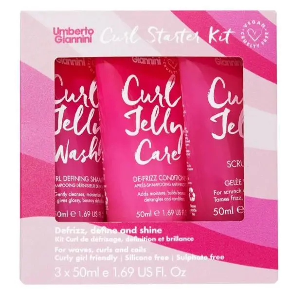 Umberto Giannini Комплект за дефиниране на къдрици - Umberto Giannini Curls Starter Kit, 1 опаковка