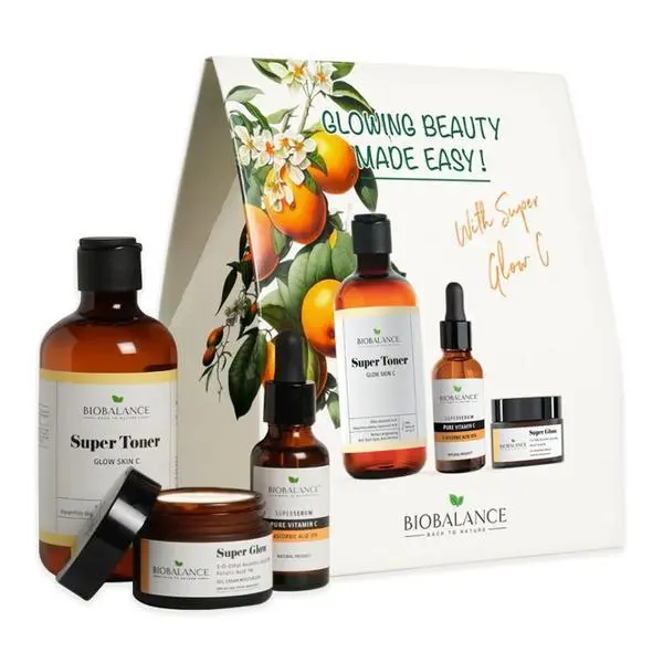 Bio Balance Комплект за грижа за сияйна кожа - Bio Balance Super Glow C Set, 1 опаковка