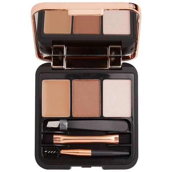 Makeup Revolution Комплект за вежди - Makeup Revolution Brow Sculpt Kit Dark, нюанс Medium Brown, 2,2 гр