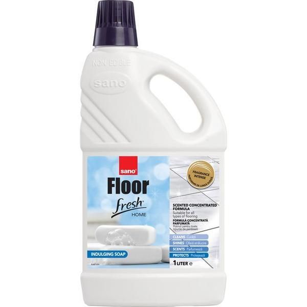 Sano Концентриран и ароматизиран препарат за подове - Sano Floor Fresh Home Indulging Soap, 1000 мл