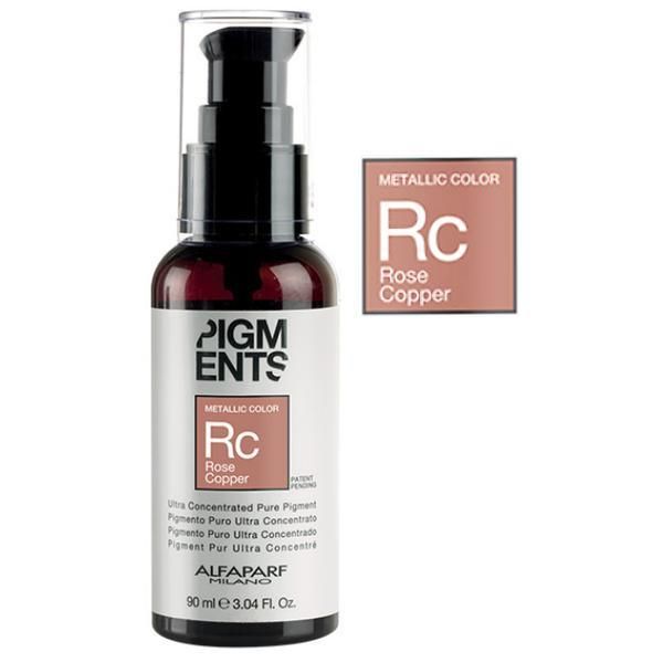 Alfaparf Milano Концентриран медено червен пигмент металик - Alfaparf Milano Ultra Concentrated Pure Pigment Metallic Color ROSE COPPER 90 мл