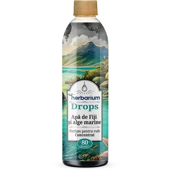 Herbarium Концентриран парфюм за пране - Herbarium Drops Fiji Water &amp; Seaweed, 200 мл
