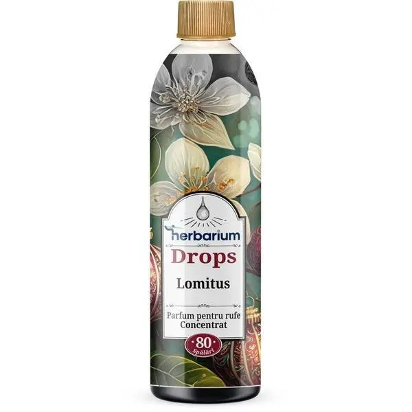 Herbarium Концентриран парфюм за пране - Herbarium Drops Lomitus, 200 мл