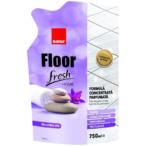 Sano Концентриран препарат за подове Reserve - Sano Floor Fresh Home Relaxing Spa Refill, 750 мл
