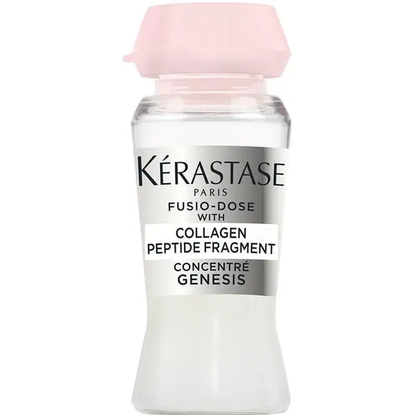 Kerastase Концентрирана терапия за отслабена коса, склонна към косопад и накъсване при разресване - Kerastase Fusio-Dose с колагенов пептиден фрагмент Concentre Genesis, 10 x 12 мл
