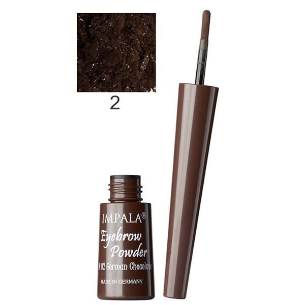 Impala Контурираща пудра за вежди Impala, нюанс 2 German Chocolate, 1г
