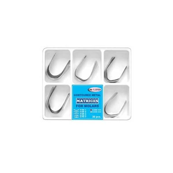 Prima Контурни метални матрици &ndash; Кътници, Prima, комплект 5 типа, дебелина 50 микрона, 30 броя