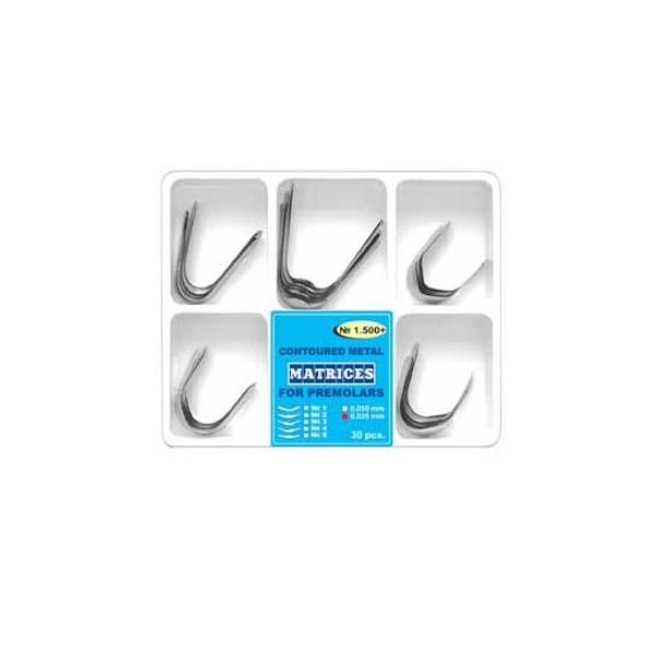 Prima Контурни метални матрици &ndash; Предкътници, Prima, комплект 5 типа, дебелина 50 микрона, 30 броя