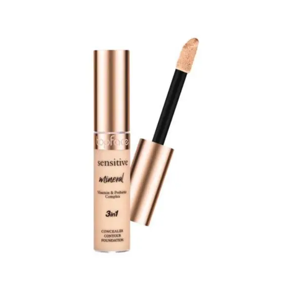 Topface Коректор - Topface Sensitive Mineral 3 в 1 Concealer Contour, PT471.002K, 12 мл