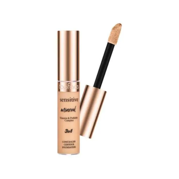 Topface Коректор - Topface Sensitive Mineral 3 в 1 Concealer Contour, PT471.003K, 12 мл
