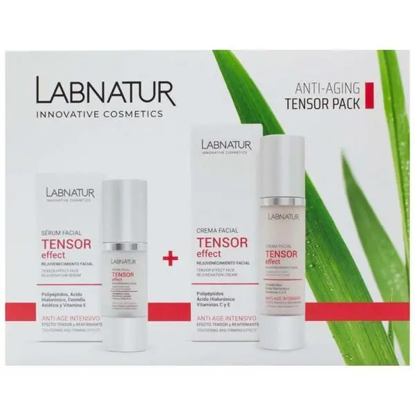 LabNatur Козметичен пакет против стареене - LabNatur Anti-Aging Tensor Effect Face Rejuvenation Pack: Крем 50 мл и Серум 30 мл