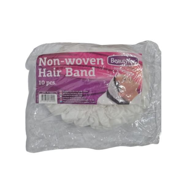 Beautyfor Козметична лента от нетъкан материал - Beautyfor Non-woven Hairband, 10 броя