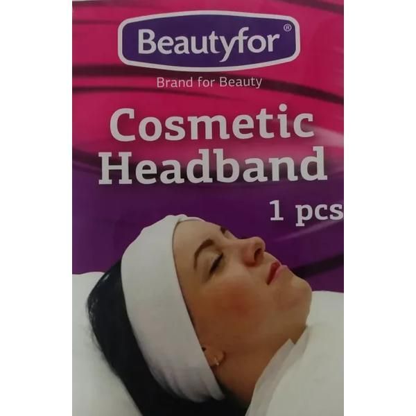 Beautyfor Козметична памучна лента - Beautyfor Cosmetic Cotton Headband