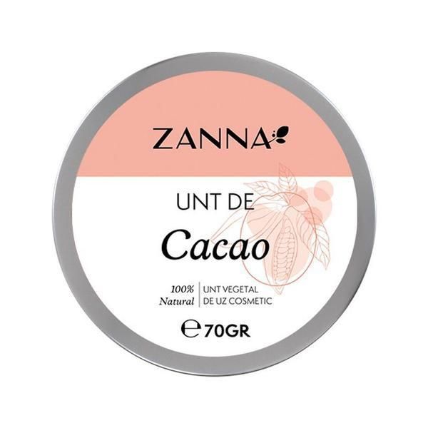 Zanna Козметично какаово масло - Zanna 100% Natural, 70 гр