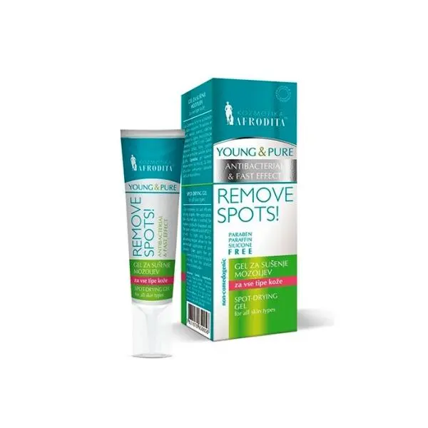 Cosmetica Afrodita Козметика Afrodita &ndash; Гел за пъпки Young &amp; Pure Spot - Drying Gel 15 мл
