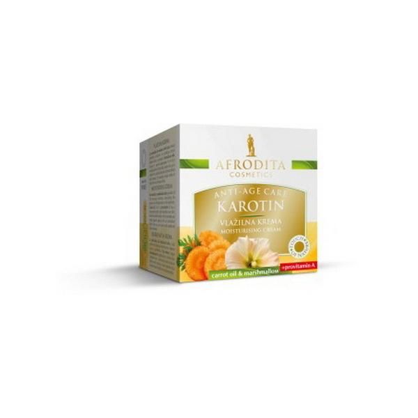Cosmetica Afrodita Козметика Afrodita &ndash; Интензивен хидратиращ крем KAROTIN против бръчки с лифтинг ефект 50 мл