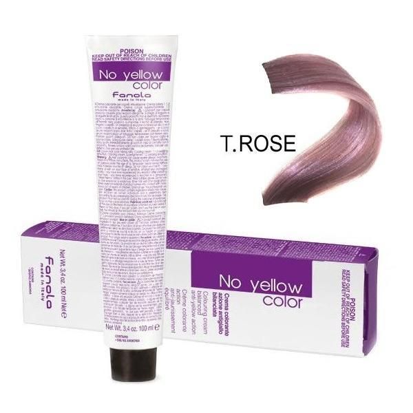 Fanola Крем боя против пожълтяване Fanola No Yellow Color T. ROSE Тонер Розово, 100мл