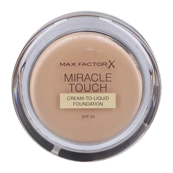 Max Factor Крем фон дьо тен с SPF 30 - Max Factor Miracle Touch Cream to Liquid Foundation, нюанс 080 Bronze, 11.5 гр