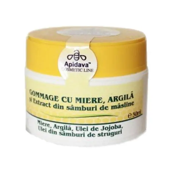 Apidava Крем Gommage с мед и глина Apidava, 50мл