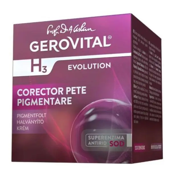 Gerovital Крем Коректор за Пигментация - Gerovital H3, 50 мл
