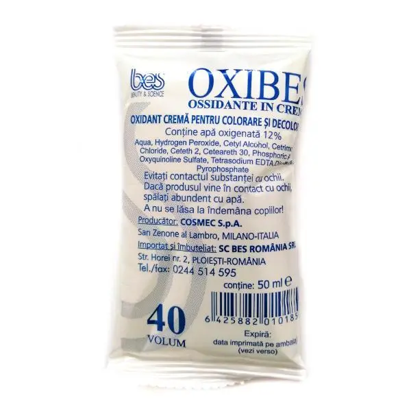 Bes Крем-оксидант - Bes Oxibes 12% 40 vol, 50 мл