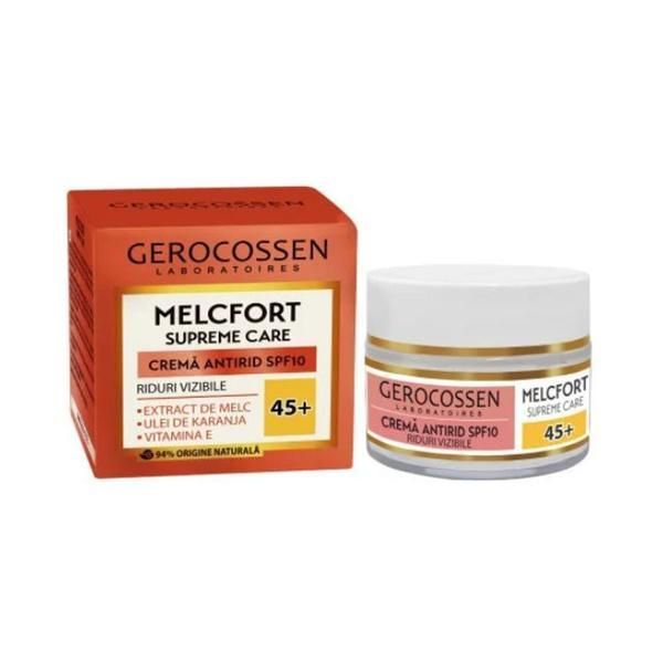 Gerocossen Крем против бръчки 45+ със SPF 10 Melcfort Supreme Care, Gerocossen Laboratoires, 50 мл