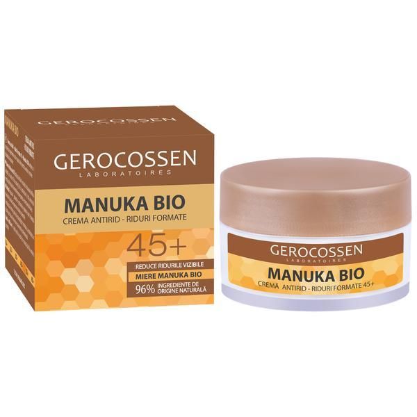 Gerocossen Крем против бръчки - Manuka Bio 45+ Gerocossen, 50 мл