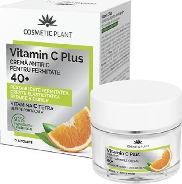 Cosmetic Plant Крем против бръчки за твърдост 40+ Vitamin C Plus Cosmetic Plant, 50мл