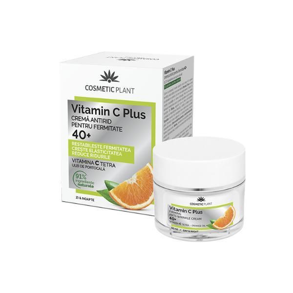 Cosmetic Plant Крем против бръчки за твърдост 40+ Vitamin C Plus Cosmetic Plant, 50мл