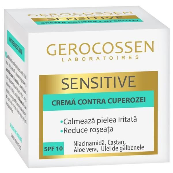 Gerocossen Крем против купероза - Gerocossen Sensitive SPF 10, 50 мл
