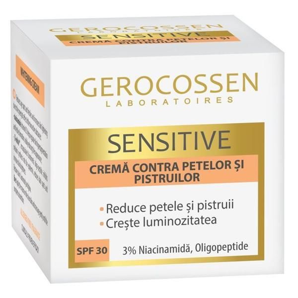 Gerocossen Крем против петна и лунички - Gerocossen Sensitive, SPF 30, 50 мл