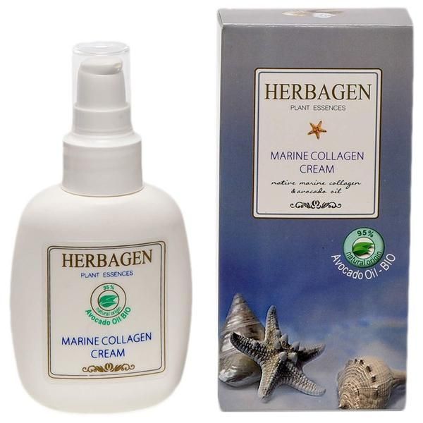 Herbagen Крем с морски колаген и био авокадово масло Herbagen, 100г