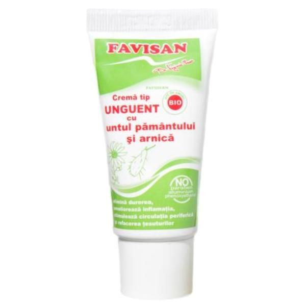 Favisan Крем тип мехлем със земно масло и арника Faviderm Favisan, 30мл