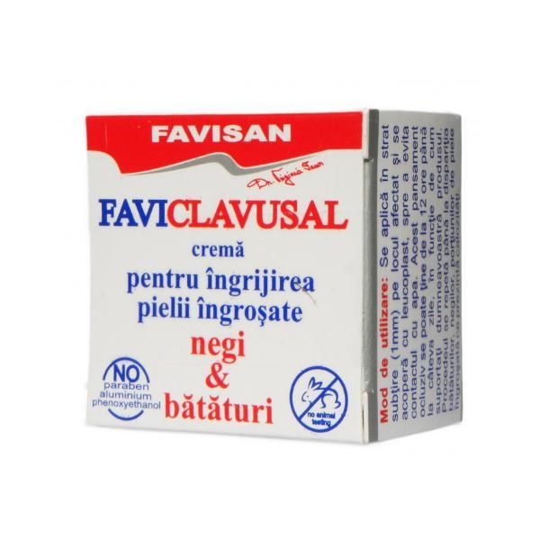 Favisan Крем тип мехлем за грижа за удебелена кожа, брадавици, мазоли Faviclavusal Favisan, 10мл