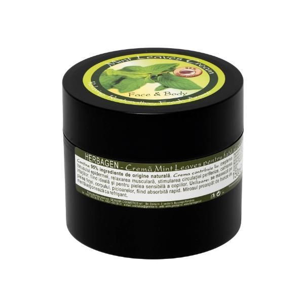 Herbagen Крем за лице и тяло с Ментови листа Herbagen, 150 гр