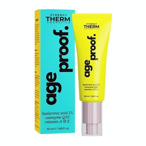 Synergy Therm Крем за лице против бръчки с коензим Q10, хиалуронова киселина, витамин А и Е - Synergy Therm Age-Proof, 50 мл