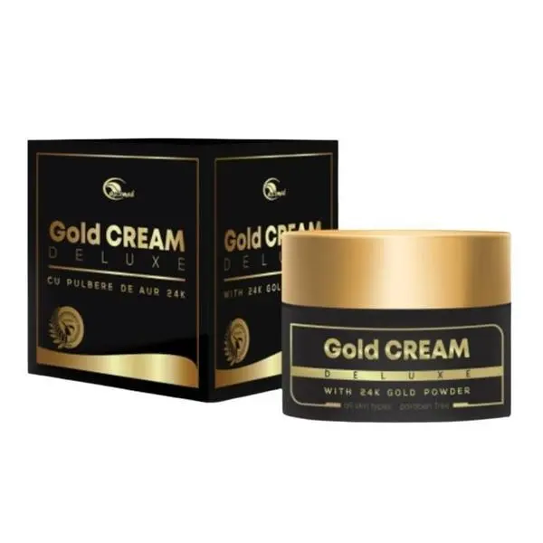 Ayurmed Крем за лице против бръчки със златна пудра - Star International Ayurmed Gold Cream DeLuxe, 50 мл