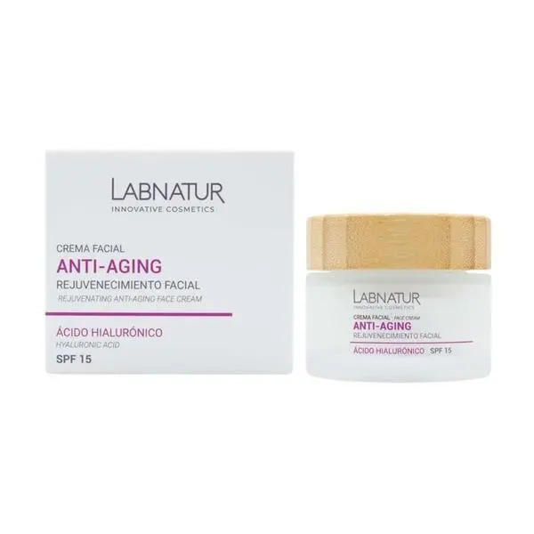 LabNatur Крем за лице против стареене с хиалуронова киселина SPF 15 - LabNatur , 50 мл